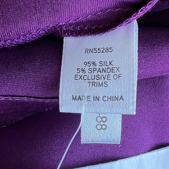 Express Women's Purple Goddess Style Tank Top With Jeweled Neckline Size M NWT - Picture 5 of 9